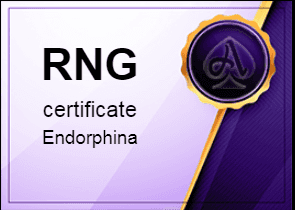 certificate Endorphina в Azino777